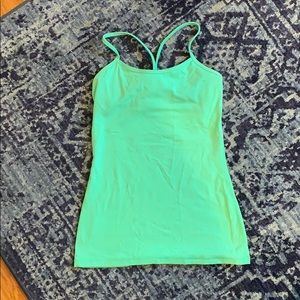 Lululemon Power Y tank with built in bra
